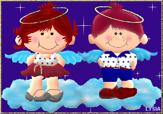 Boy and Girl Angels