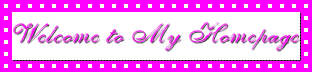 Welcome to my Homepage