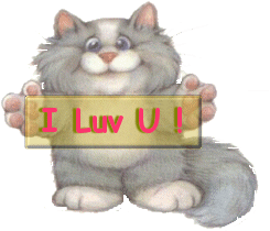 Kitty says I Luv U!