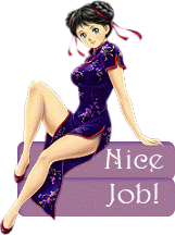 Doll says Nice Job!
