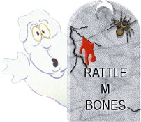 Ghost Behind Gravestone