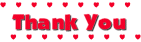 Thank You w hearts