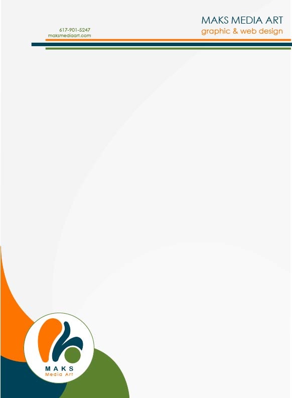 MAKS Media Art Letterhead