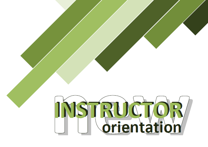 Manual for New Instructors