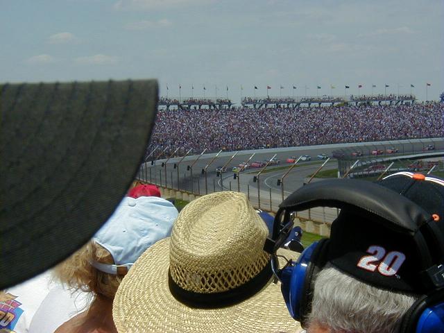 C'mon Boys! Let's go racing! Nice hat Dustin. 