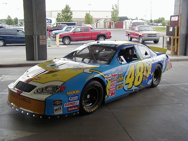 This is one of his race cars, this one wasn't torn apart either. I've never seen this car race, but it had some wear on the tires, so I wonder if it actually has, or if it will soon? 