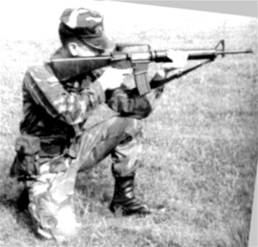 a graphic of the kneeling postion