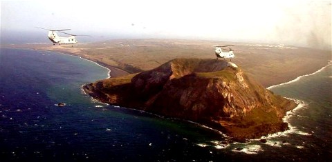 a recent photo of Iwo Jima