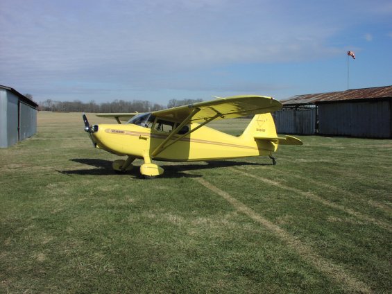 Ben Welch's 108 Stinson, new paint 