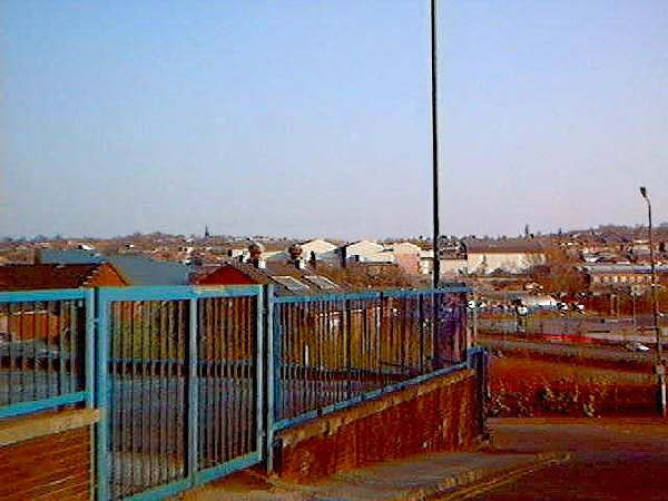 Picture taken in January 2001. Radcliffe Paper Mill ready for demolition.