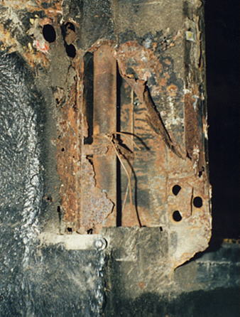 A-S�ule links, Blick von vorne