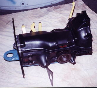 Das Getriebe nach technischer und optischer �berholung.