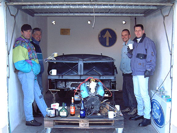 Die siegreiche Mannschaft.