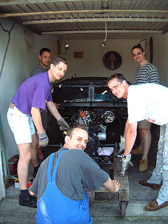 v. l. Pandy, Gerhard, Michael, Andy, Peter