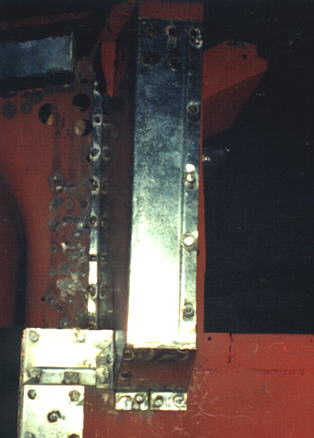 A-S�ule links, fertig geschwei�t