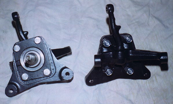 Vordere Achsstummel mit Aufh�ngung.