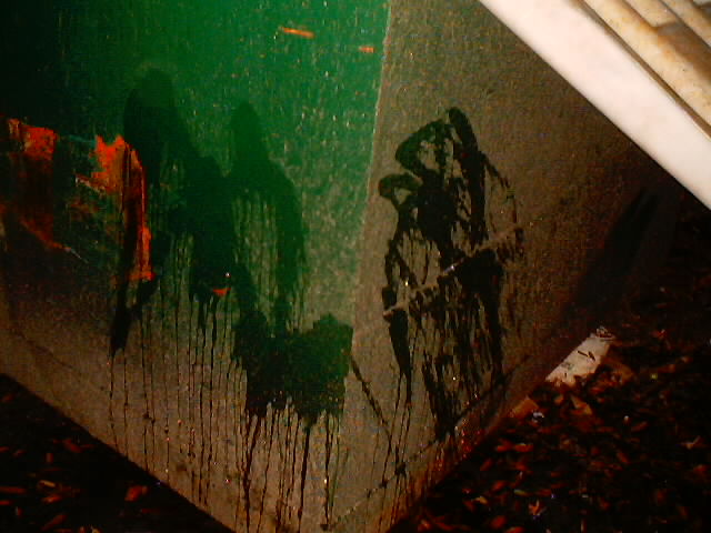 thats um.. pee graffiti :-p
