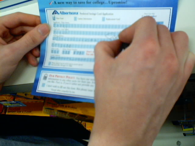 still had to get my food stamps though..