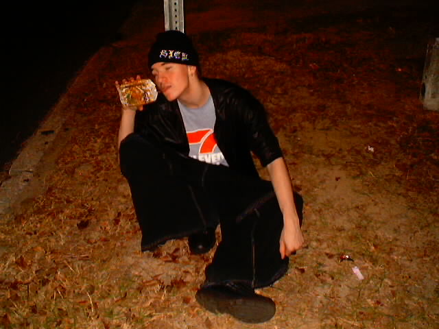 he was drunk..
