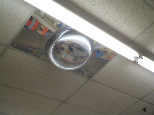 we noticed we were being watched...