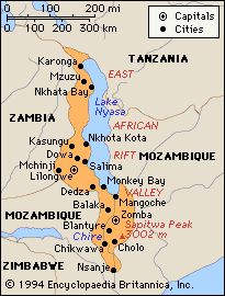 Map of Malawi