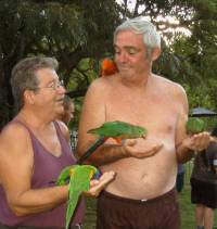 Ah ha, see the male on my right shoulder?
