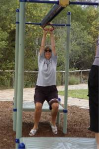 Tarzan screams eminating.