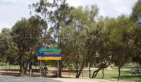 A lovely, little, sheltered park, where we ate