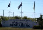 Bundaberg town sign