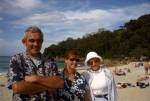 Ivan, Helen and Marghe at Noosa Town