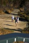 Crew leaving Wild Horse lookout