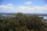 Lookout Point view of Noosa Beach as it intercepts Noosa River