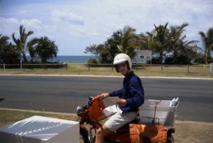 Here is Daniel, our postman. He rings not at all.