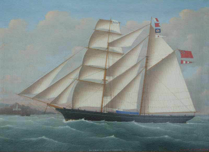 Capt Tolman's sailing vessel "Sly Boots"