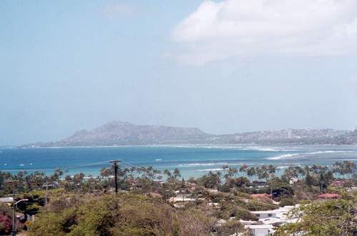 Back side of Diamond Head