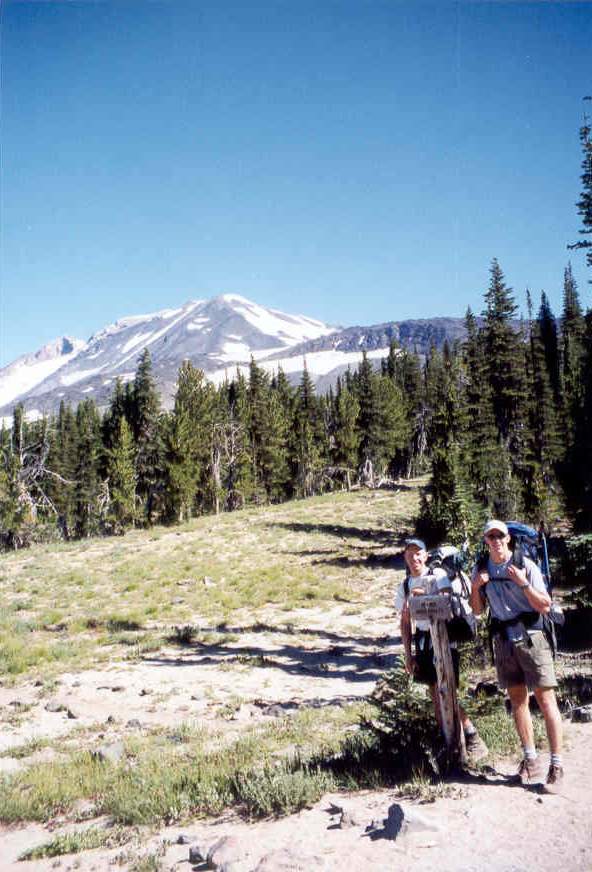 Ryan and Josh at the start of the Mt. Adams climb