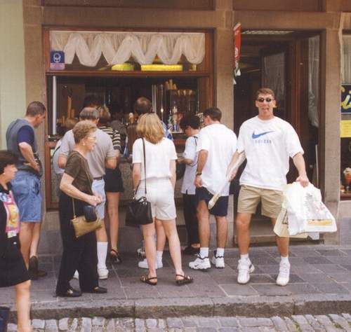 Doing some shopping in Germany - with 'The Sword'