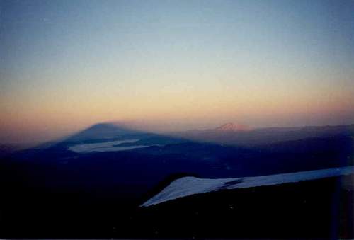 Morning shot of Mt. St. Helens