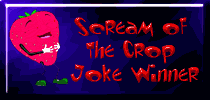 Scream-of-the-Crop Award presented to DRB, November 2001