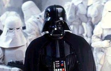 Darth Vader enters the base
