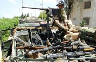 Un convoi DN charg&eacute; d'armes arrive dans une com du sud