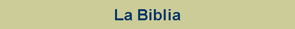 La Biblia