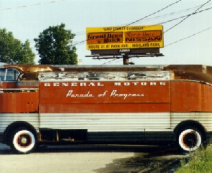 GM Advertising Bus