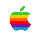 �Apple logo (bkg-black)