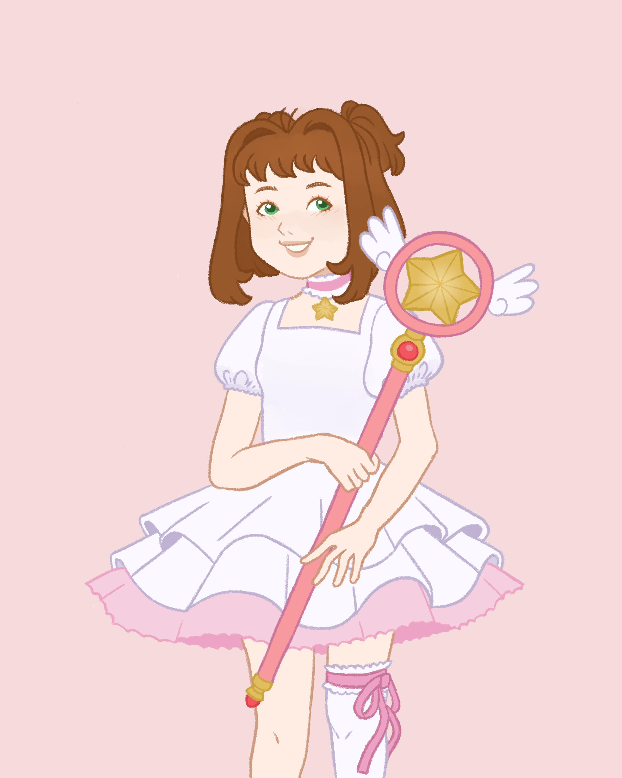 Sakura Kinomoto character illustration