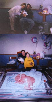 At the hospital.