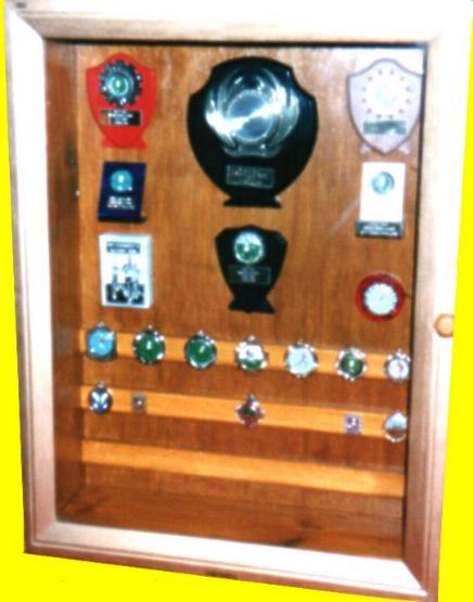 To hold a friend's many medals...mostly for running, I suspect.