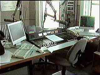 The Y92 on-air studio