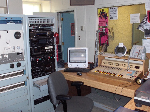 CFRC on-air studio