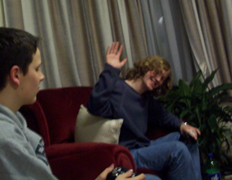 "High five!&nbsp; Anyone?&nbsp; Aw."